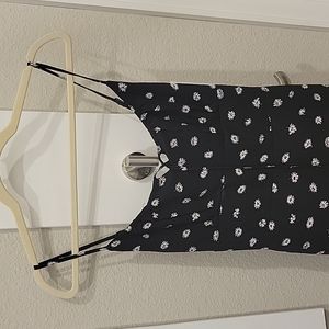 Abercrombie black floral sundress